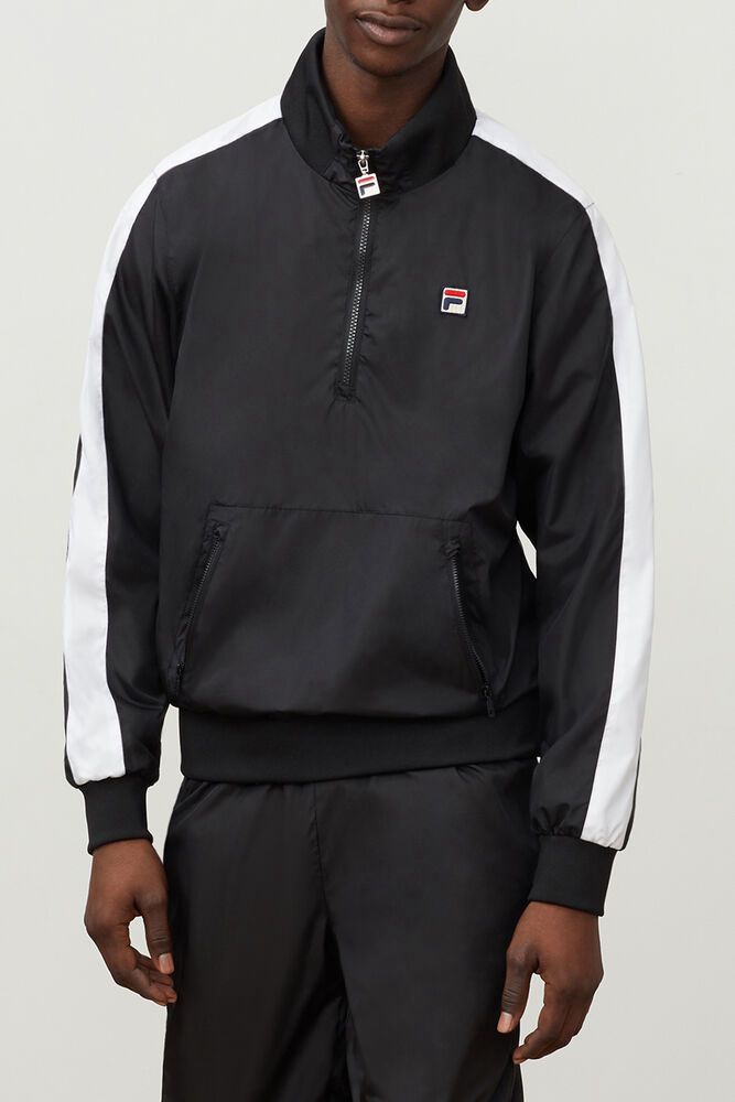 Fila Jakke Herre Svart Hopper Windbreaker 423965-LSO